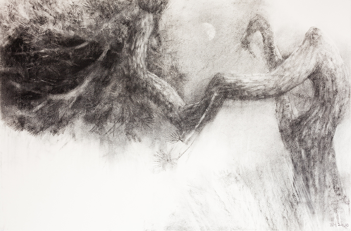 Tree and Daylight Moon (2011)